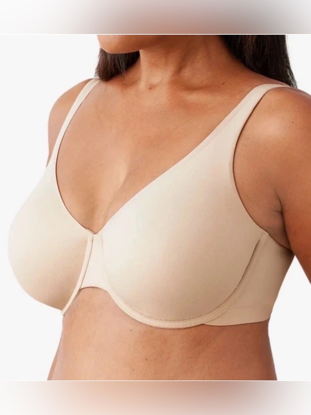 Wacoal Comfortable Cool Underwire Bra 855385 Nude Sand Full Coverage 36D EUC